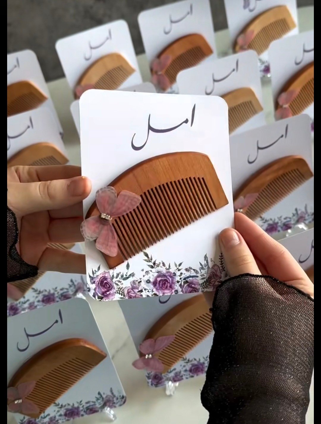مشط خشب